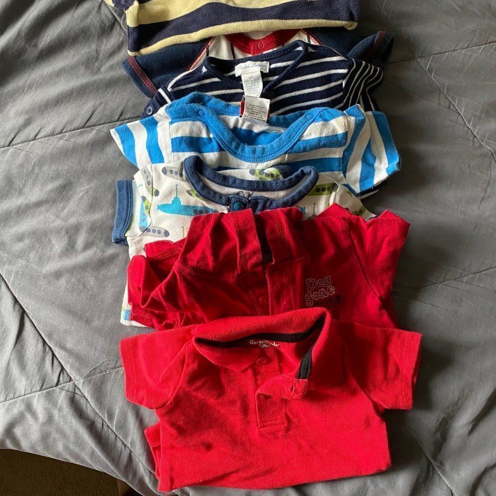 8 Multi branded onesies examples